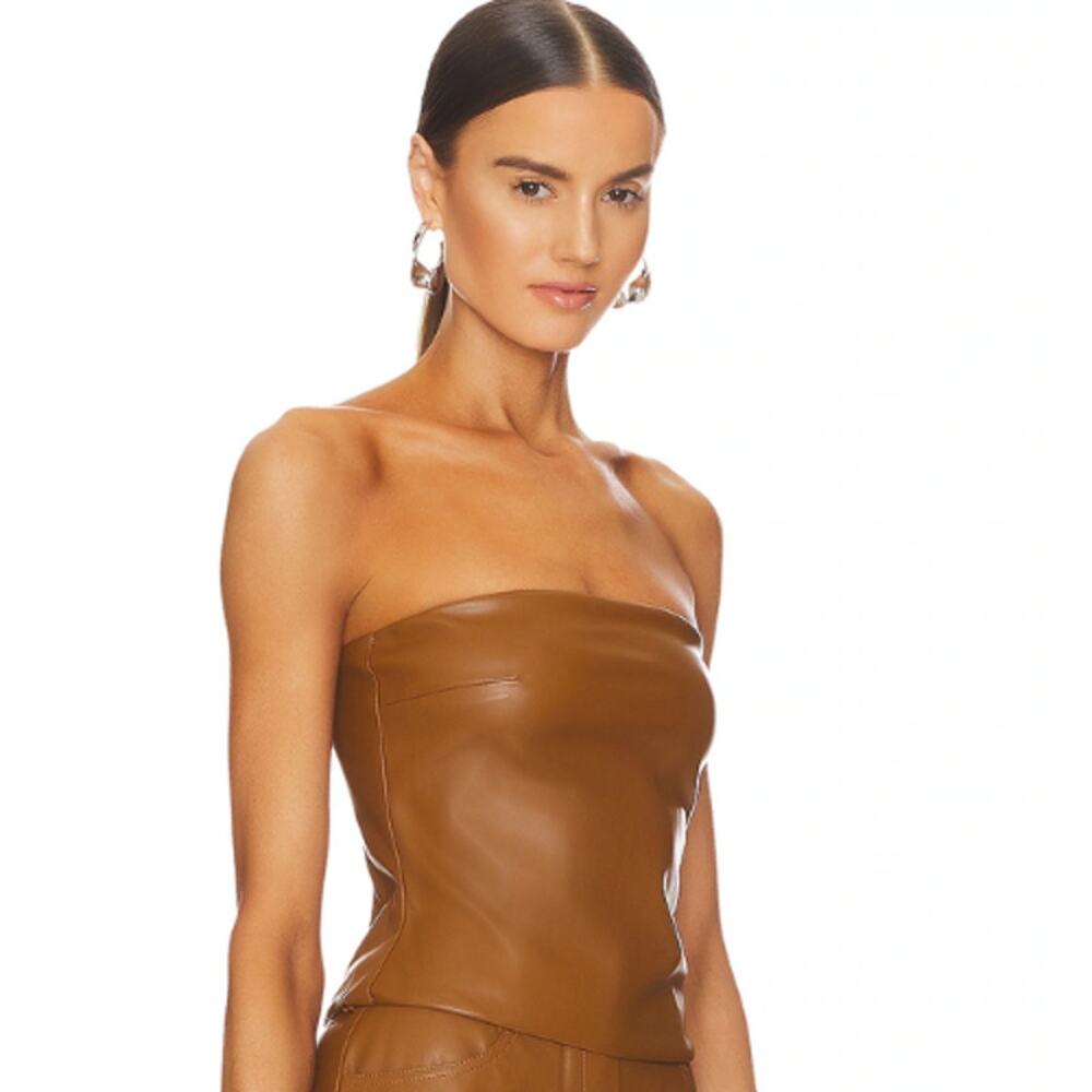 CULTNAKED Bandeau Top in Chocolate NWT Size XS
